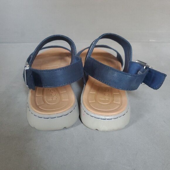 BOC Jorunn Navy Blue Strappy Fabric Upper Slingback Sandals Size 9M - Picture 5 of 12
